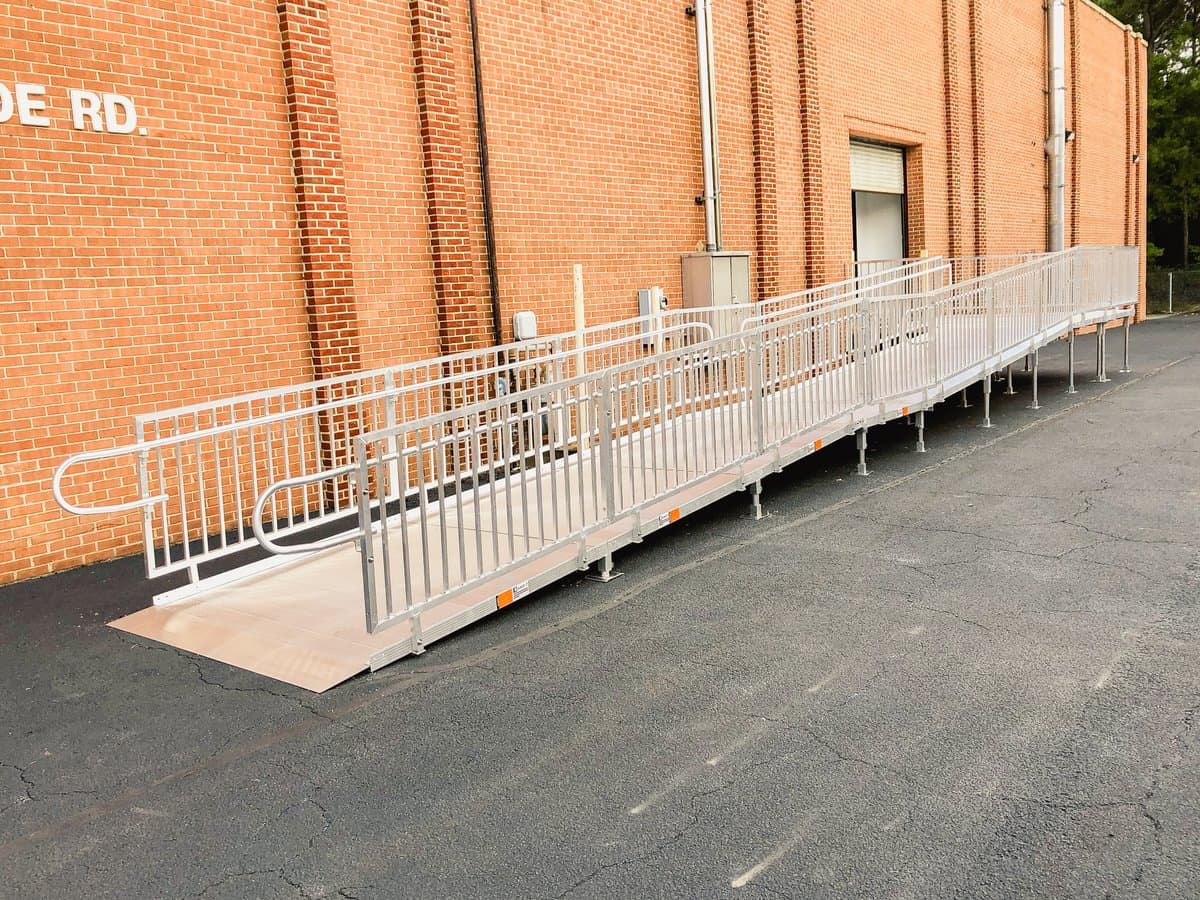Rampit USA United Series commercial ramp installation at a public building